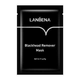 LANBENA Black Mask มาสก์ถ่านไม้ไผ่ สำหรับกำจัดสิวเสี้ยน 1 ชิ้น