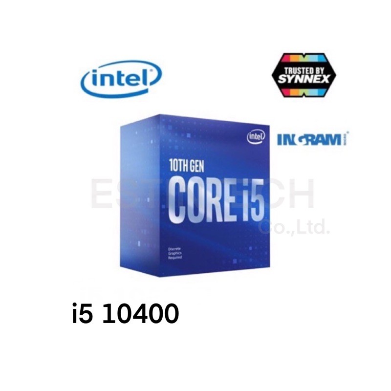 CPU (ซีพียู) Gen10 INTEL 1200 CORE I5-10400 / I5 10400F 6C/12T ของใหม่ประกัน 3ปี