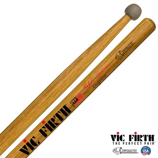 Vic Firth® ไม้กลอง SRH2CO ไม้กลองสแนร์มาร์ชชิ่ง มีจุกยาง (Ralph Hardimon) ** Made in U.S.A. **