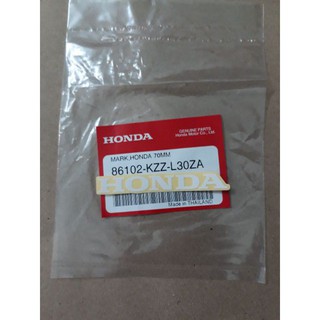 86102-KZZ-L30ZA สติ๊กเกอร์แท้HONDA70มม.สีขาวพื้นใส(CRF250)1ชิ้น  อะไหล่แท้ศูนย์💯%