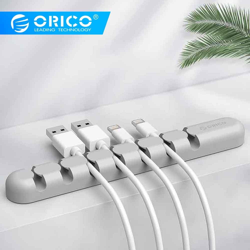 ORICO ซิลิโคนผู้ถือสายเคเบิลออแกไนเซอร์ 5/7 ช่อง