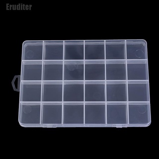 Eruditer ~ กล่องพลาสติก 24 กล่อง สําหรับเก็บลูกปัด