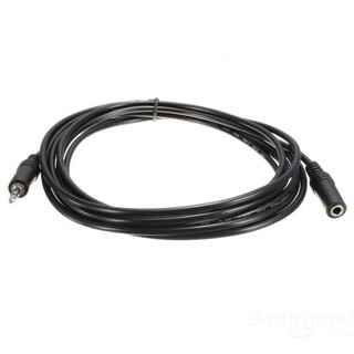 Audio Cable Male Female (412B) Stereo 3.5mm 3m (Black)