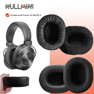 Nullmini แผ่นโฟมเมมโมรี่หูฟัง หนังหนา แบบเปลี่ยน สําหรับ Pioneer SE-MS7BT-K