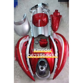 ชุดสี สกู้ปปี้ ไอ ตัวเก่า เฟรม Honda scoopy i old model รถปี 2009-2011 ครบชุด 15 ชิ้น