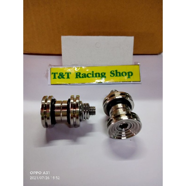 บูชท่อแสตนเลส ใส่เวฟ งานสวย  ลายก้นหอย