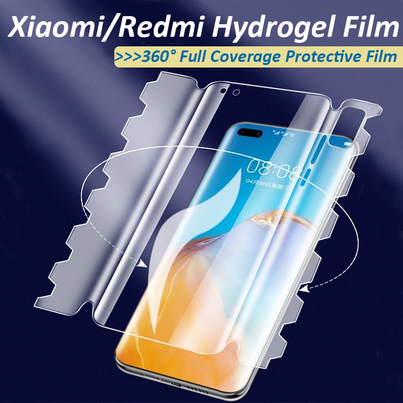 ป ้ องกันหน ้ าจอสําหรับ Xiaomi Mi 14pro/14ultra/ 13pro/12pro/Mi 11 10 ultra 11pro 10pro 10s 360° ฟิล ์ ม Hydrogel แบบคลุมทั ้ งหมดสําหรับตัวป ้ องกันหน ้ าจอ Mi 13