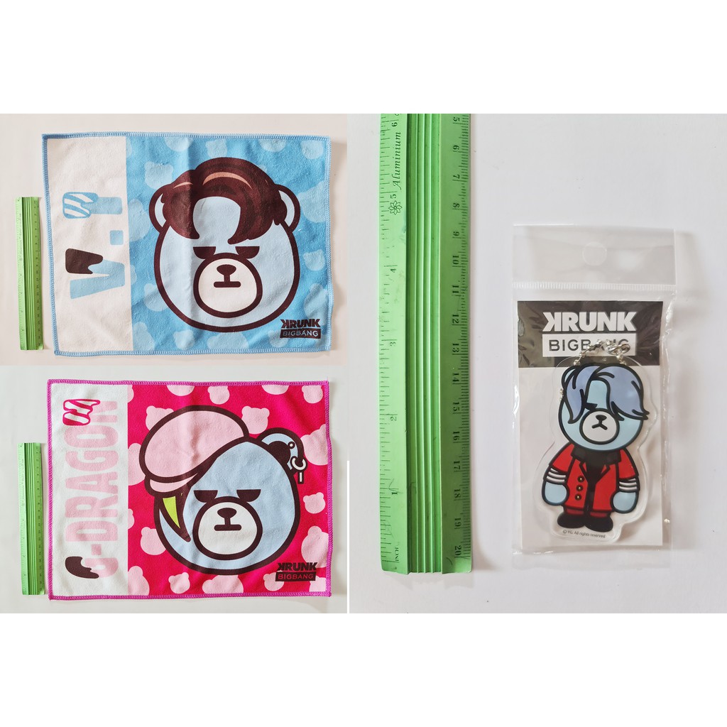 ของสะสม BIGBANG Other GOODS Handkerchief ,keychain 3 piece ลิขสิทธิ์แท้  มือ 1 มือ 2