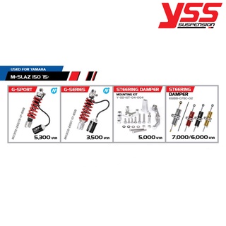 Pre Order โช้ค YSS สำหรับYamaha M-SLAZ  มีให้เลือกหลายรุ่น พร้อมประกัน 1 ปี