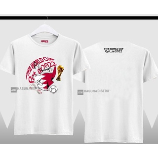 เสื้อยืดFashion Classic Crew Neck Printed T-Shirt QATAR World Cup MASKOT LAEEB 2022 For Men And Women 2022