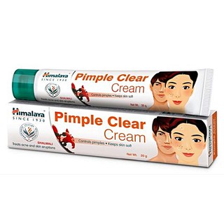 Himalaya Acne n pimple clear Cream 20g สิวผด สิวเม็ดเล็ก