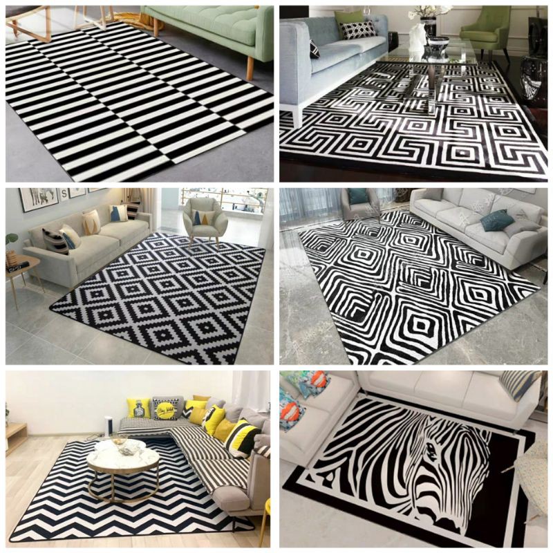 พรมปูพื้น  มี 4 ขนาด (120x160 /140x200 /160x230 /200X300)สินค้ามี 7 ลาย พรม พรมตกแต่ง พรมตกแต่ง พรมก