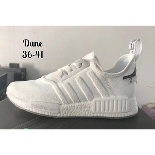 Adidas nmd รองเท้าผ้าใบผูกเชือกพร้อมกล่อง