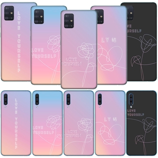 เคสโทรศัพท์ใส ลาย BTS Love yourself สําหรับ Samsung Galaxy A10s S7 Edge S8 S9 S10 Plus Lite C24