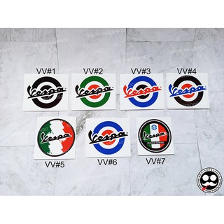 สติกเกอร์ "Sticker" PVC ติดรถเวสป้า Vespa กันน้ำ