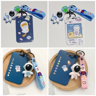 พร้อมส่ง👨‍🚀 ที่ใส่บัตร พร้อมพวงกุญแจ นักบินอวกาศ