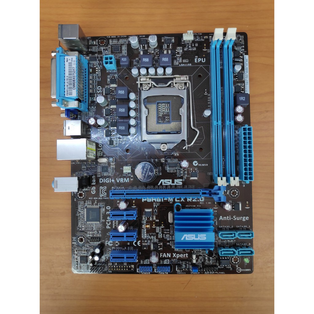 MAINBOARD (เมนบอร์ด) 1155 ASUS P8H61-M LX R2.0 มือสอง