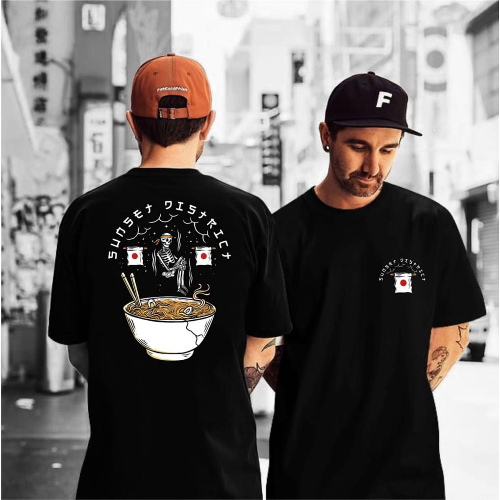 Ramen SUNSET / A54 / DISTRO T-SHIRTS / MEN& 39;S T-SHIRTS / เสื้อยืดญี่ปุ่น / JURAGANKAOS99