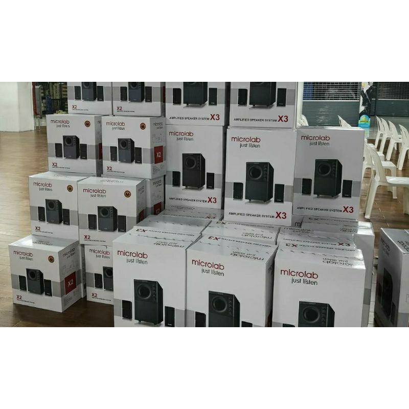 ลำโพง (2.1 )Microlab X2 (ริมแดง) - l22ljb6y9u - ThaiPick
