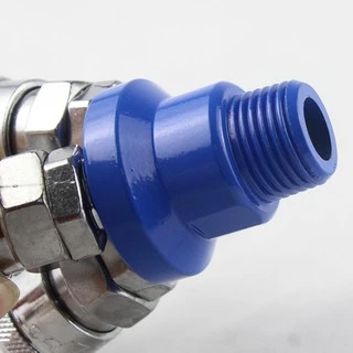 CNZG 1/4 Air Compressor Manifold 2 Way Quick Connect Multi Hose Coupler ข้อต่อข้อต่อ