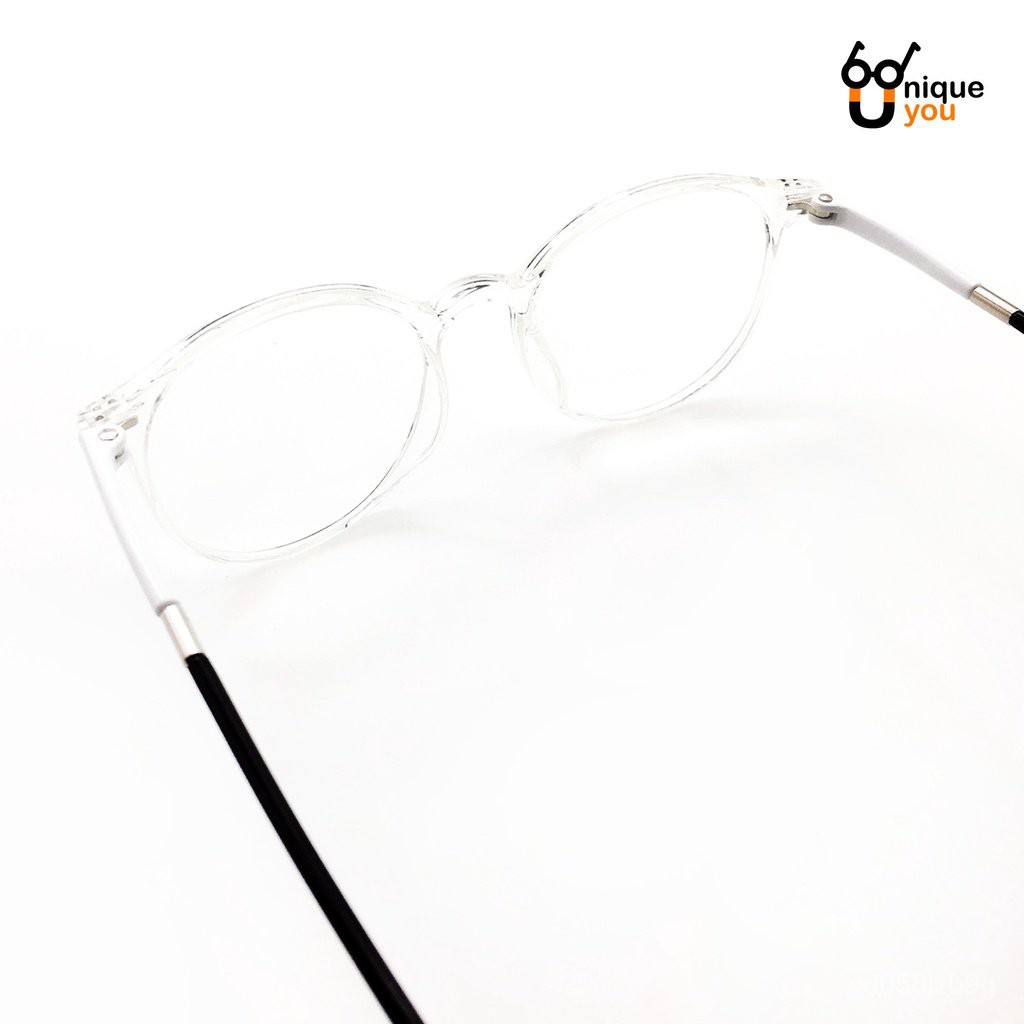 betterAuthentic2021Uniqueyou แว่นสายตาสั้นและสายตายาว เลนสิ์Blue filter แว่นตากรองแสงสีฟ้าที่มีโทษ พร้อมผ้าเช็ดแว่นและถุ
