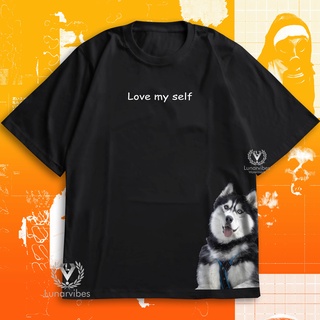 เสื้อยืด พิมพ์ลาย Love My Self สไตล์สตรีท 9183