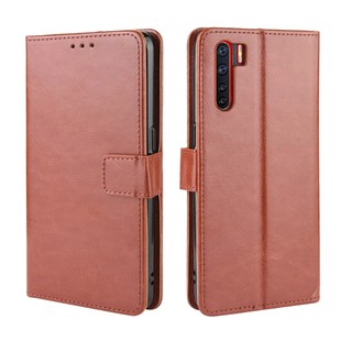 เคสสำ OPPO A91 Case Leather Flip Back Cover OPPO A91 A 91 OPPOA91 เคสฝาพับ มือถือแล