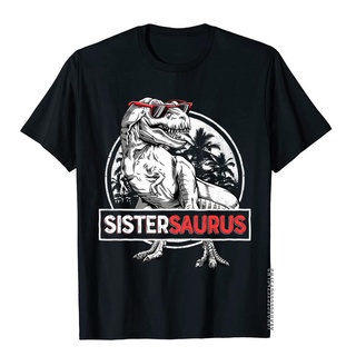 ถูกสุดๆเสื้อยืด ผ้าฝ้าย พิมพ์ลายไดโนเสาร์ Sistersaurus Sister Saurus สําหรับผู้ชาย