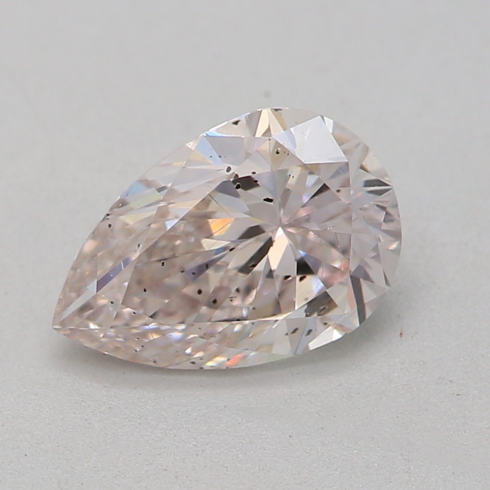 0.70-CARAT, LIGHT PINKISH BROWN -, Pear, SI2-CLARITY, GIA , SKU-4317