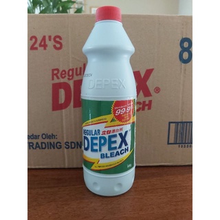 ยกลัง 24ขวดDepex มาเลย์ 500 ml ขจัดคราบฝังลึก คราบรา คราบเลือด ฆ่าเชื้อโรค