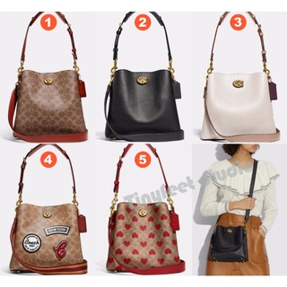 Coach C3890 C3766 C3916 C6868 C8389 Small Willow Bucket Women กระเป๋าสะพายไหล่ Crossbody 3890 3766 3916 6868 8389