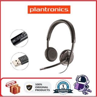 Plantronics Blackwire C520 USB Headset  Network Video Phone Business Office Headphone（หูฟัง）