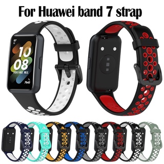 Huawei band 7 สายนาฬิกาข้อมือซิลิโคนสําหรับ Huawei Band 7 สําหรับ Huawei Band 7