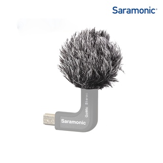 Saramonic GMIC-WS เป็น Furry windscreen แบบสวมทับคลุม Foam Windscreens ที่ไมค์  สำหรับ Saramonic G-Mic