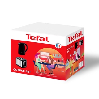 TEFAL กาต้มน้ำไฟฟ้า รุ่น KO260810 + เครื่องปิ้งขนมปัง รุ่น TT3670