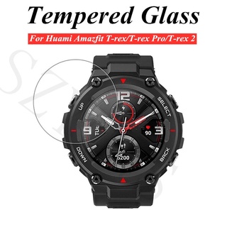 Amazfit T-Rex 3/T-Rex 2/Amazfit Balance 2 Protector กระจกนิรภัยป้องกันหน้าจอสําหรับ Huami Amazfit T-Rex Pro
