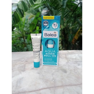 ครีมบำรุงรอบดวงตา แบบลูกกลิ้ง สูตรเติมน้ำให้ผิวจากเยอรมัน Balea Aqua Augen Roll-on,15ml