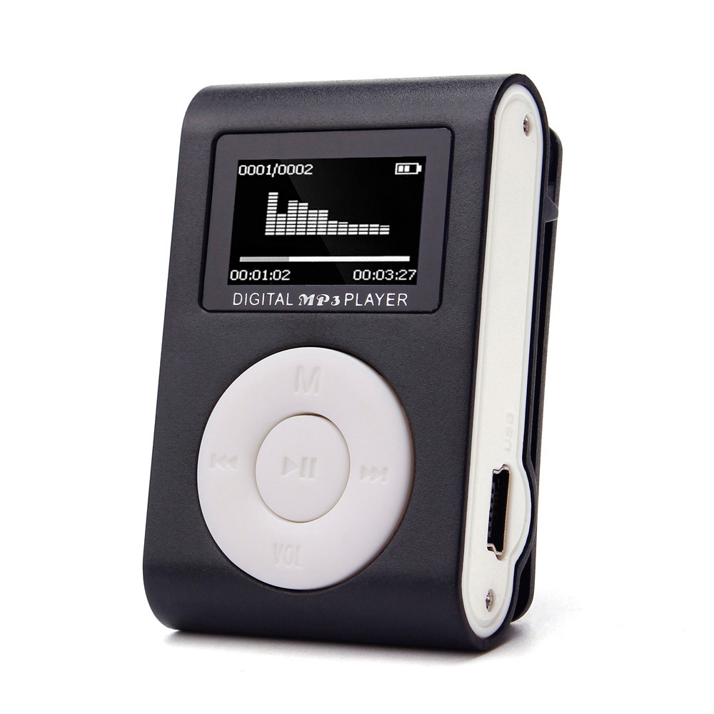 HIPERDEAL 2020 MP3 Player Mini Music Media Clip Player Portable LCD ...