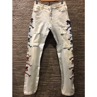 กางเกงขายาว Amiri denim Jeans