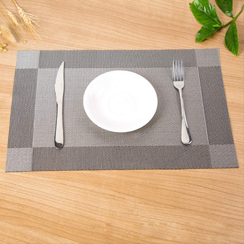 8 Pcs Placemat PVC Dining Non-Slip Insulation Table Mat Plate Pads ...