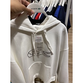 เสื้อฮู้ดLacosteปักนูน