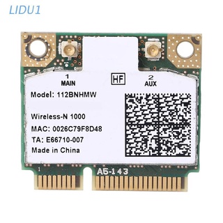 Lidu1 การ์ดไร้สายสําหรับ Centrino Wireless-N 1000 Wifi Link1000 802.11 B/G/N 112Bnhmw 300Mbps ขนาดมินิ Pci-E ไร้สาย