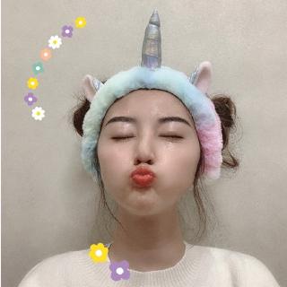 Korean Simple Unicorn Cute Face Wash Makeup Headband