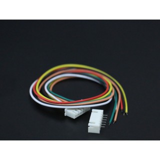 6-PIN JST XH 2.54MM 26AWG CABLE AND CONNECTOR SET 30CM