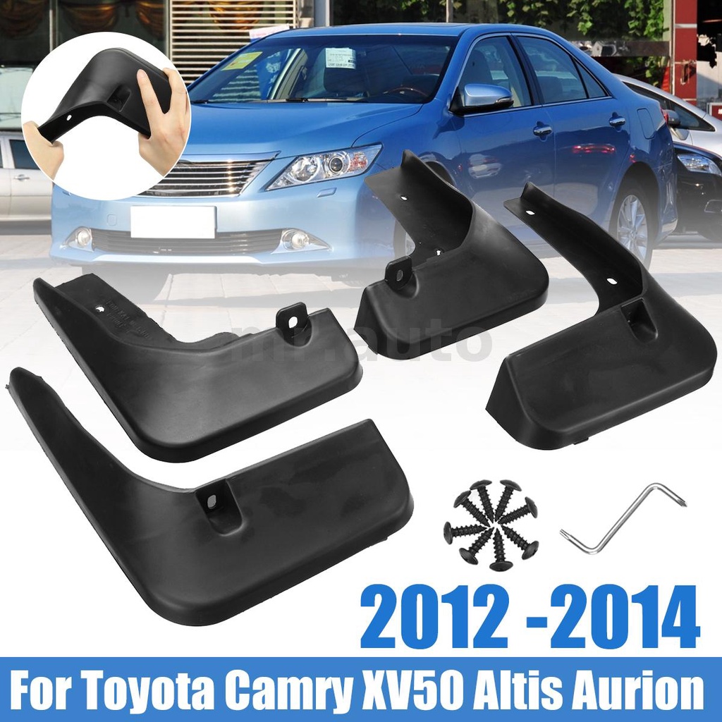 บังโคลนรถยนต์ สําหรับ Toyota Camry XV50 Altis Aurion 2012-2014 4 ชิ้น