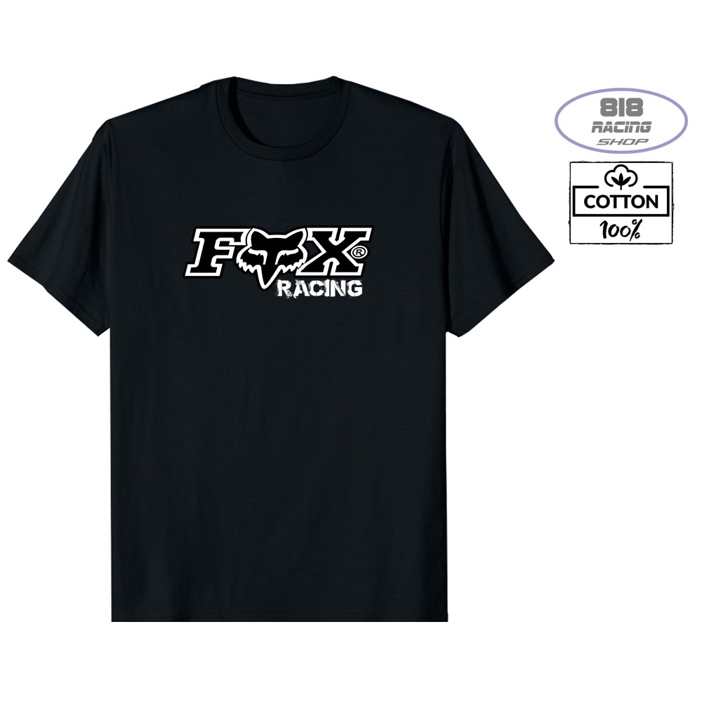 เสื้อยืด RACING เสื้อซิ่ง [COTTON 100%] [FOX RACING]