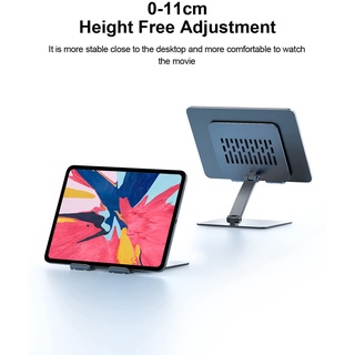 Hagibis ips01 ขาตั้งแท็บเล็ต ขาตั้ง iPad แบบปรับความสูงอลูมิเนียมสำหรับ iPad Pro 9.7, 10.5, 12.9 Air Mini Kindle สวิทช์