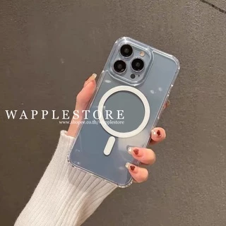 เคสใสแม่เหล็กชาร์จ เคสสำหรับรุ่น 78/SE20- 17 167Air 17Pro 17ProMax Filp5 Filp6 S23Ultra S24Ultra