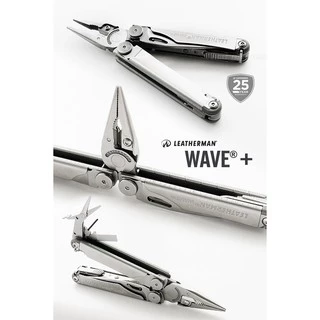 Leatherman WAVE plus | Multi Tool | 18 Tools | Stainless Steel เครื่องมืออเนกประสงค์ ไม่แถมซองไนลอน