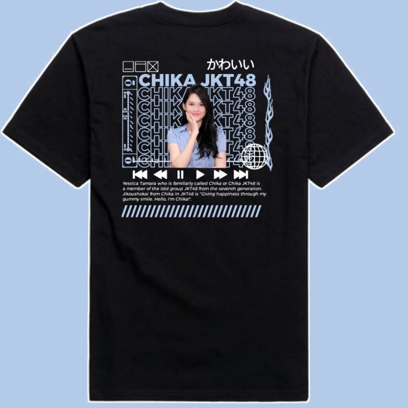 เสื้อยืด ลาย Chika JKT48 JKT48
